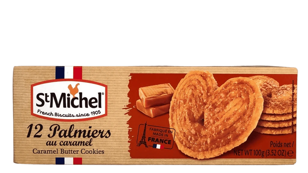 Ciastka francuskie St-Michel Palmiers karmelowe 120g